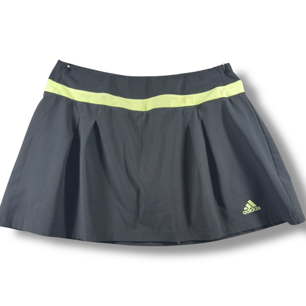 Adidas Performance Climalite Black Glow Tennis Skort Womens Small S Pleated